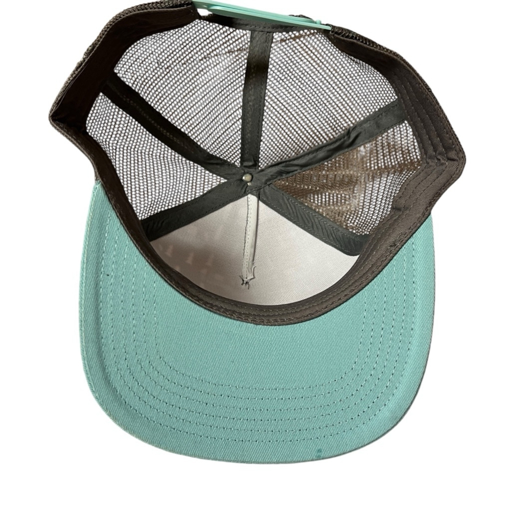 Adventure Camper Themed Unisex Kids Untamable Tots Gray and Teal SnapBack Hat - Picture 7 of 8